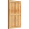 Ekena Millwork Framed Board-n-Batten Shutters, Rough Sawn Western Red Cedar, 21 1/2W x 32H, PR RBF06S21X032RWR - alternate 3